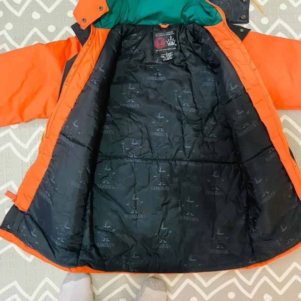Vintage rare embroidered Syracuse jacket coat